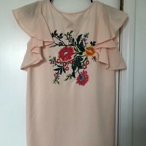 Peach dress